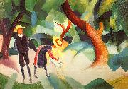 August Macke Children with Goat oil painting picture wholesale